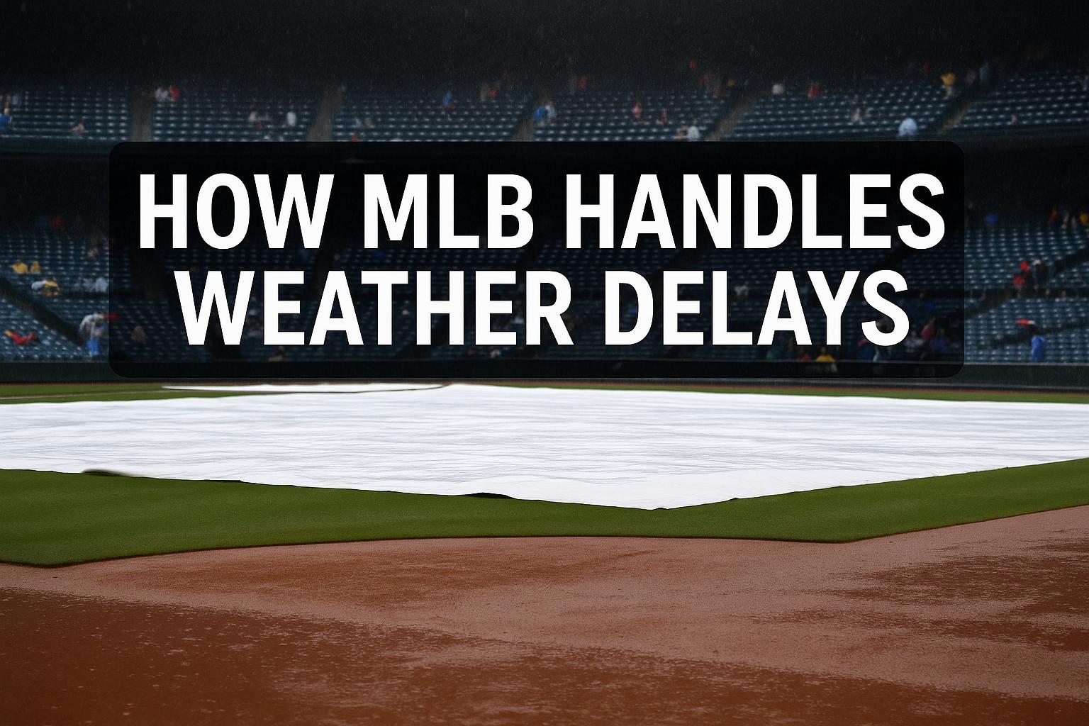 How MLB handles weather delays.