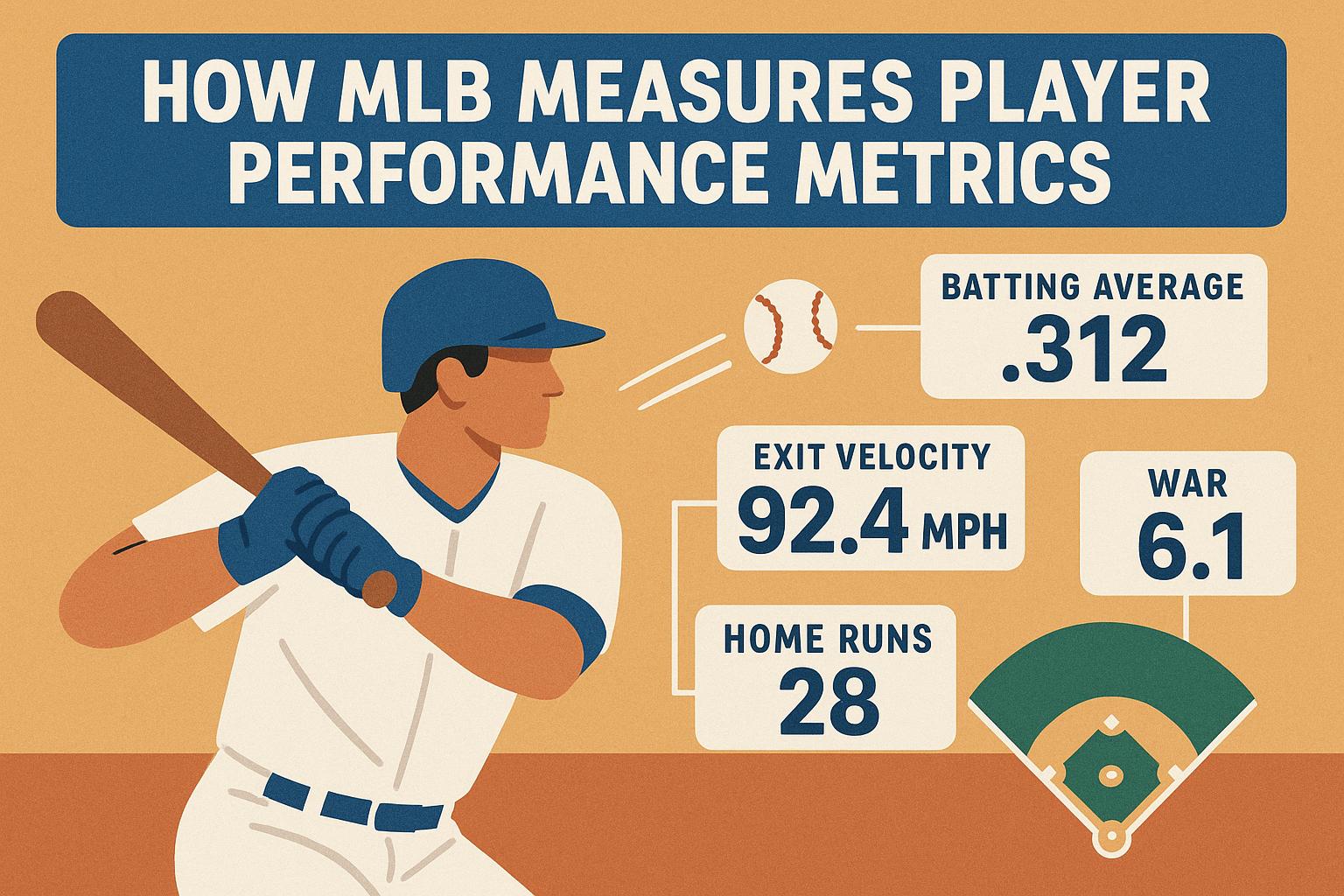 How MLB measures player performance metrics.