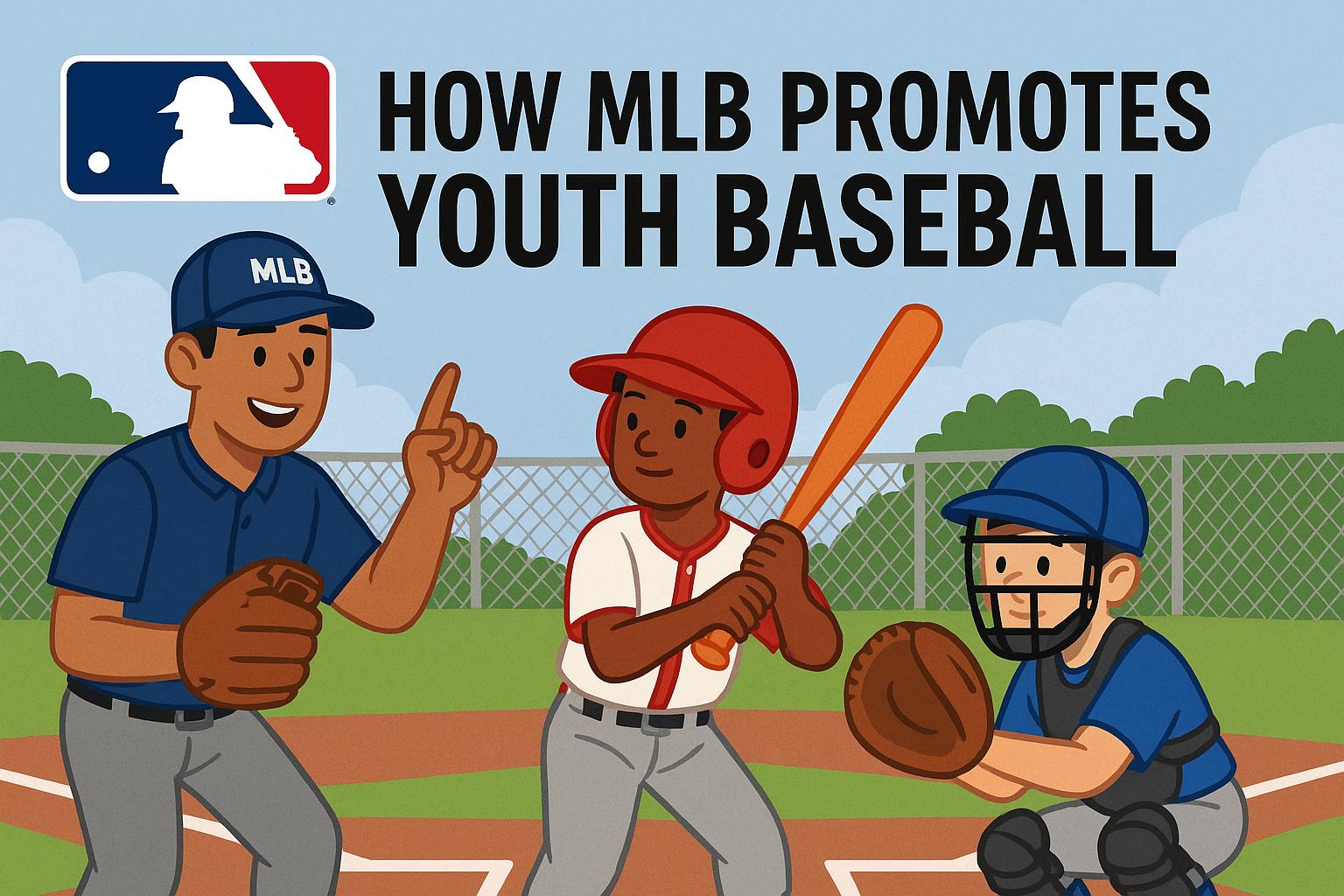 How MLB promotes youth baseball.