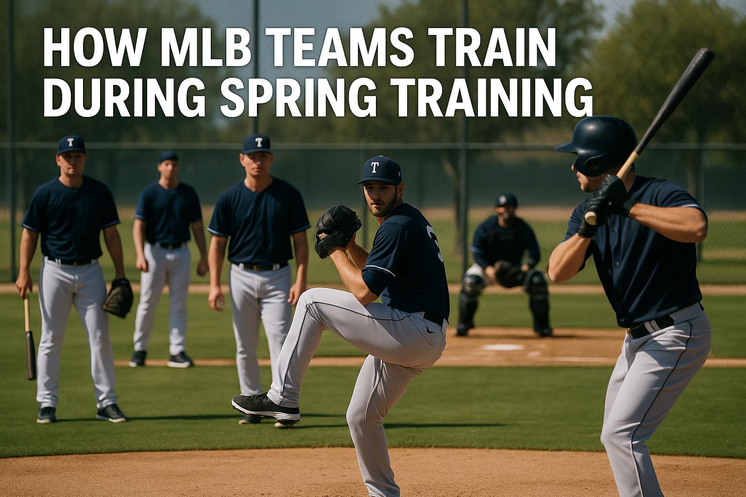 How MLB teams train during spring training.