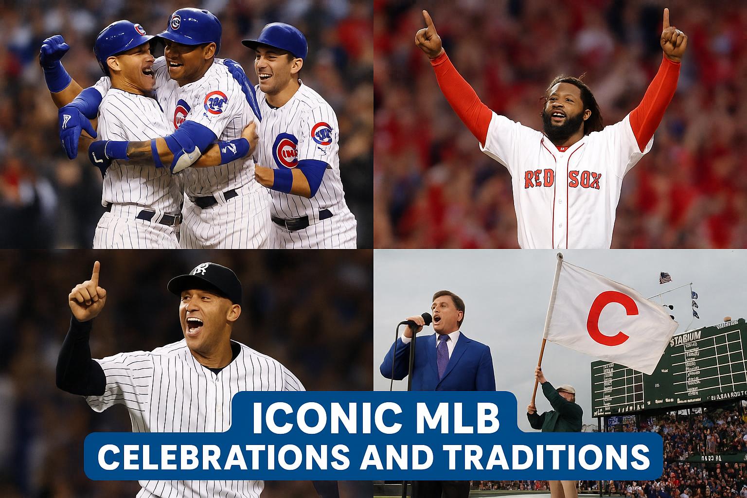 Iconic MLB celebrations and traditions.