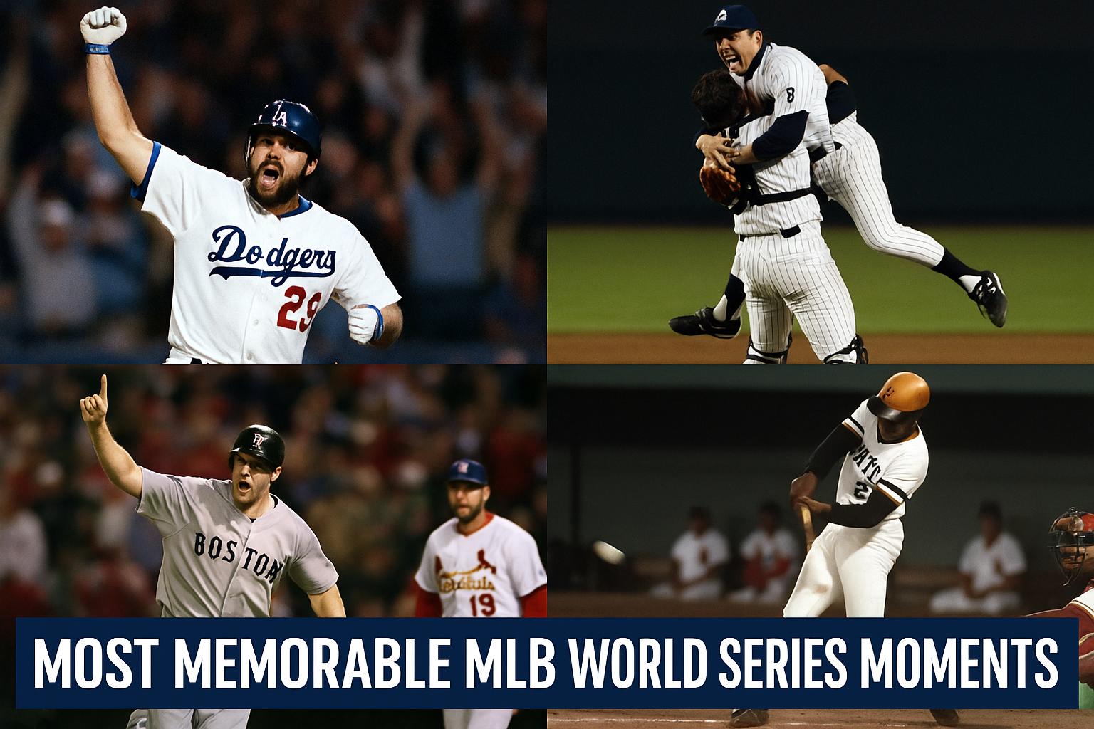 Most memorable MLB World Series moments.