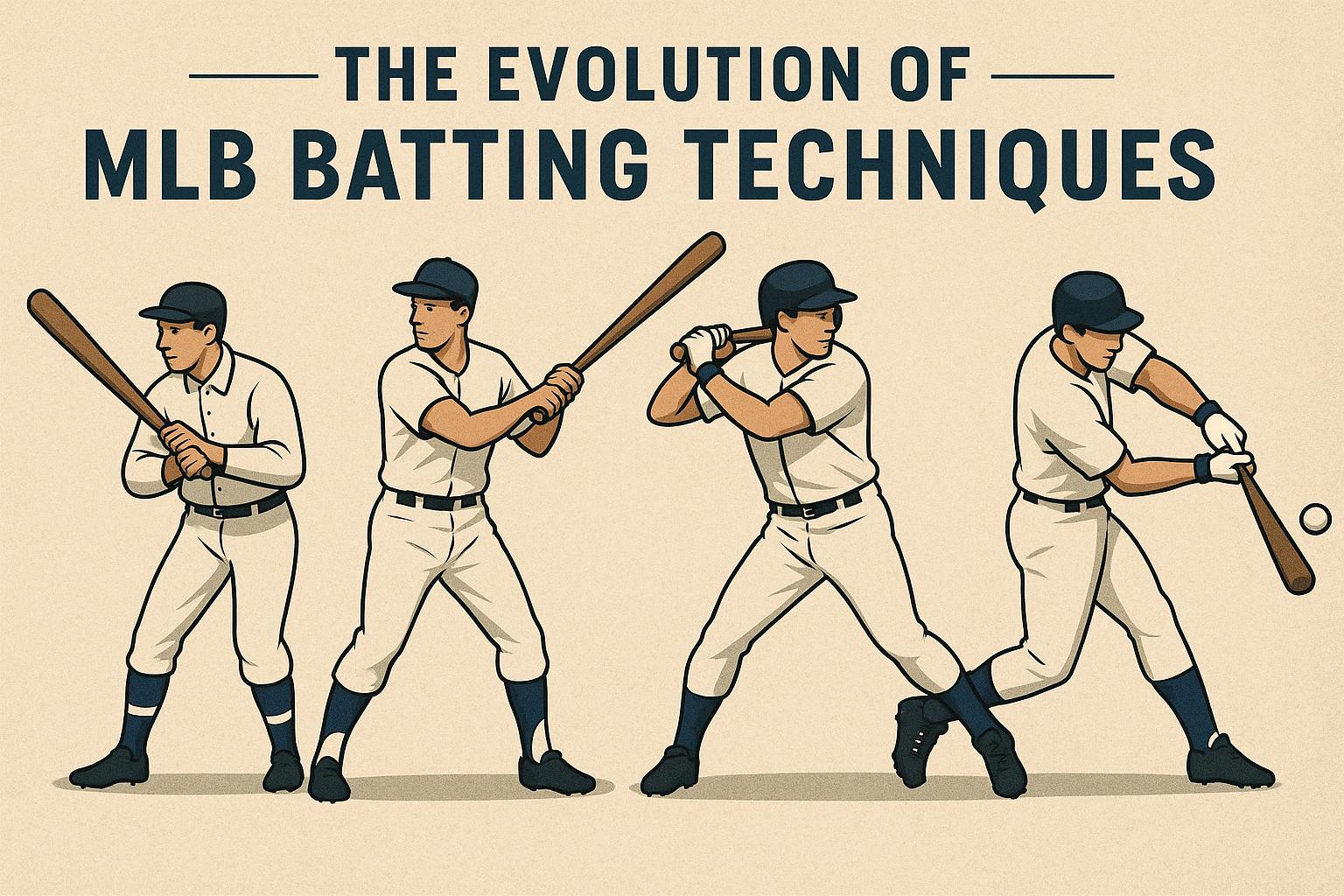 The evolution of MLB batting techniques.